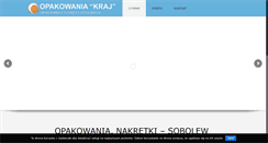 Desktop Screenshot of opakowaniakraj.pl